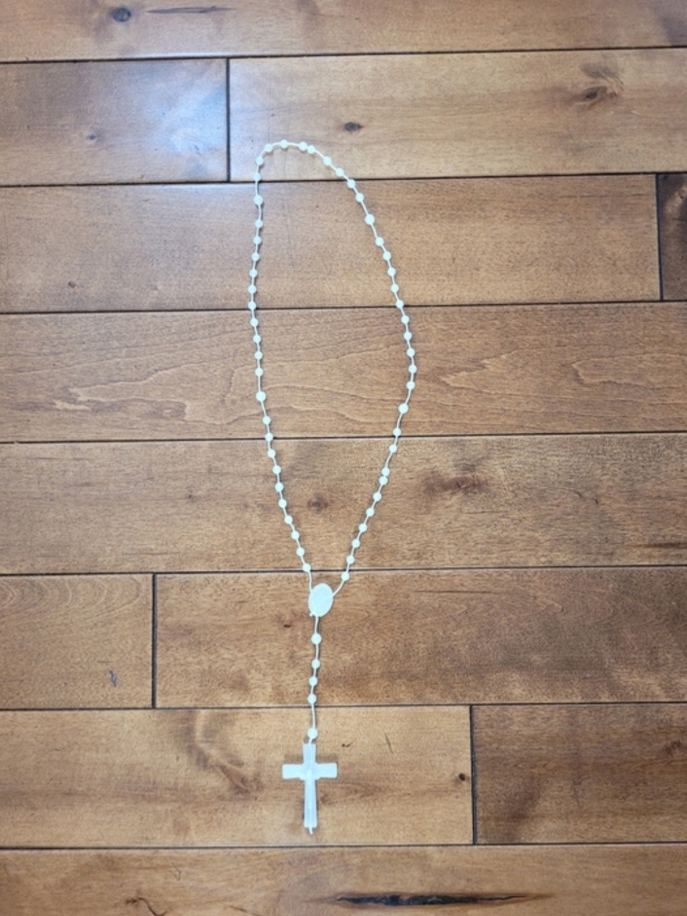 New Classic Plastic Catholic Rosary Necklace